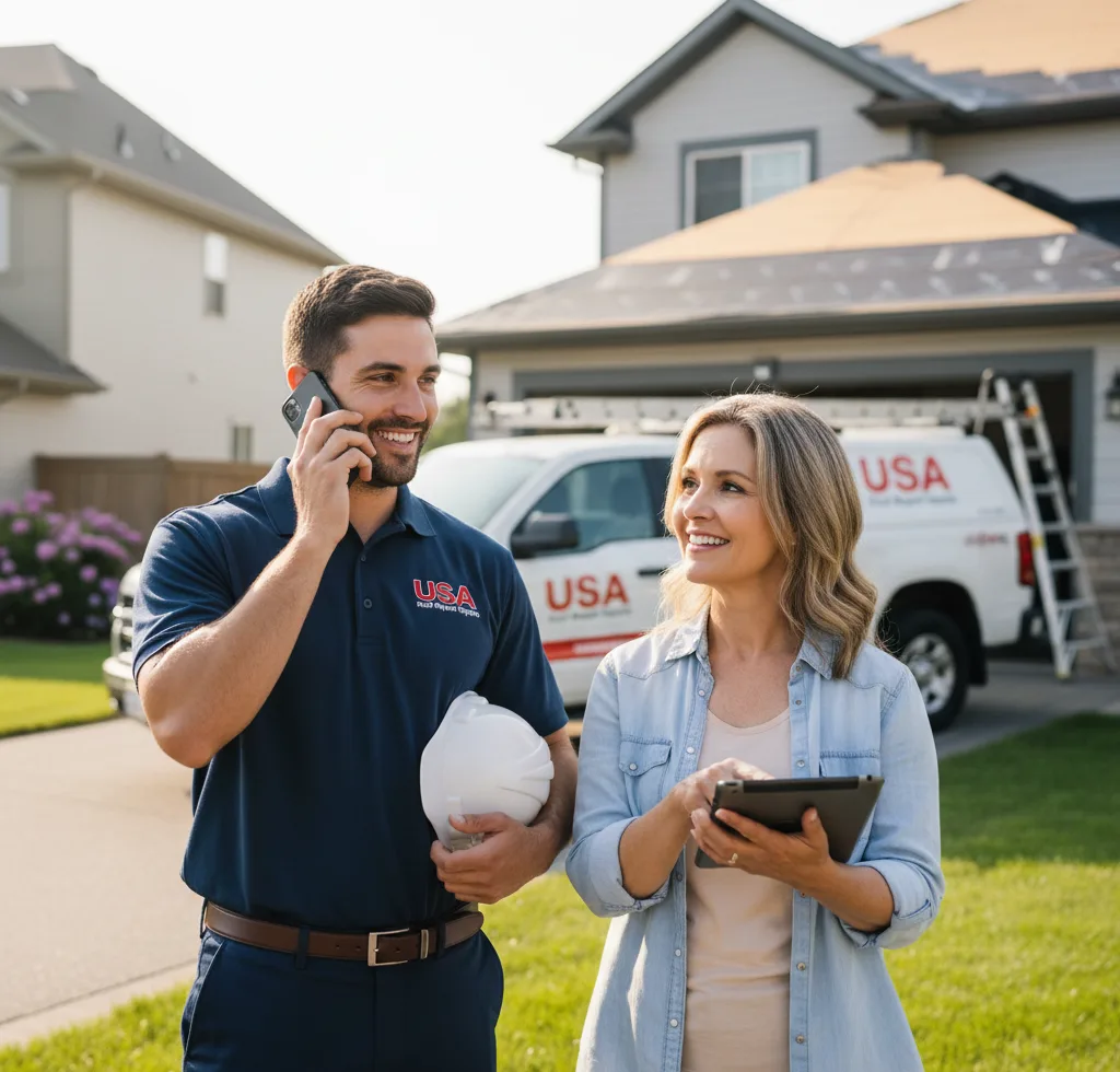 USA Roof Repair Experts customer support in Lonoke